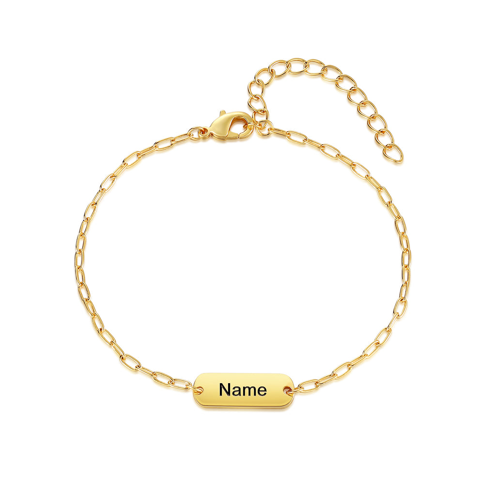 Engraved Name Bracelet