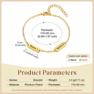 Engraved Name Bracelet