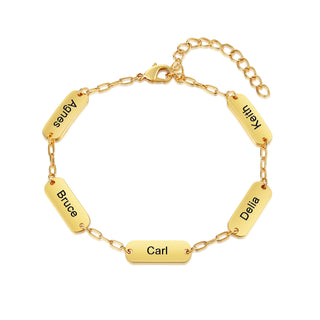 Engraved Name Bracelet