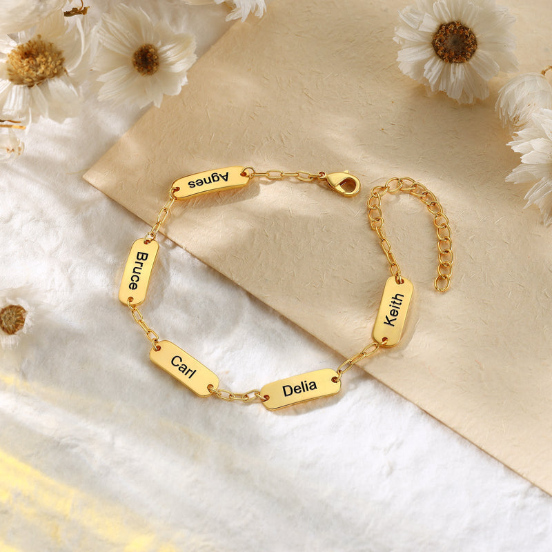 Engraved Name Bracelet