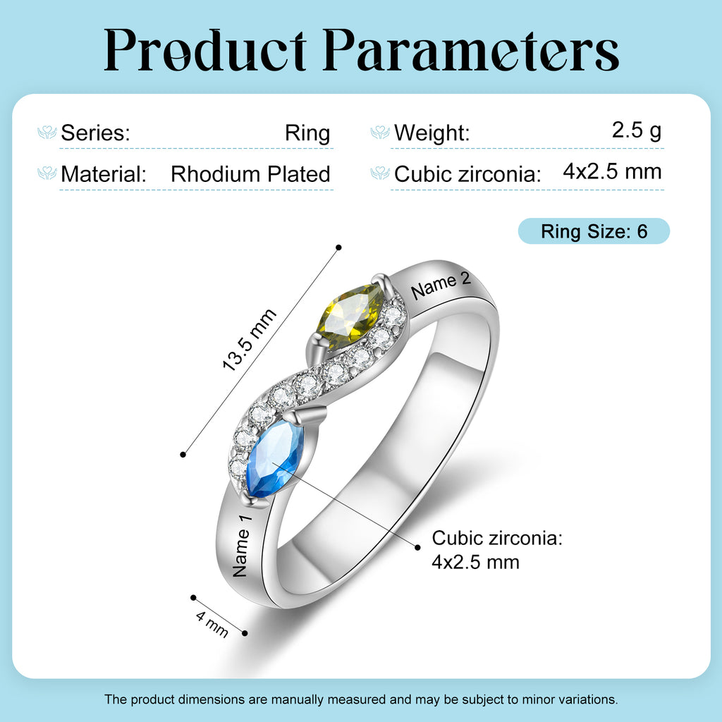 Custom Birthstone Ring