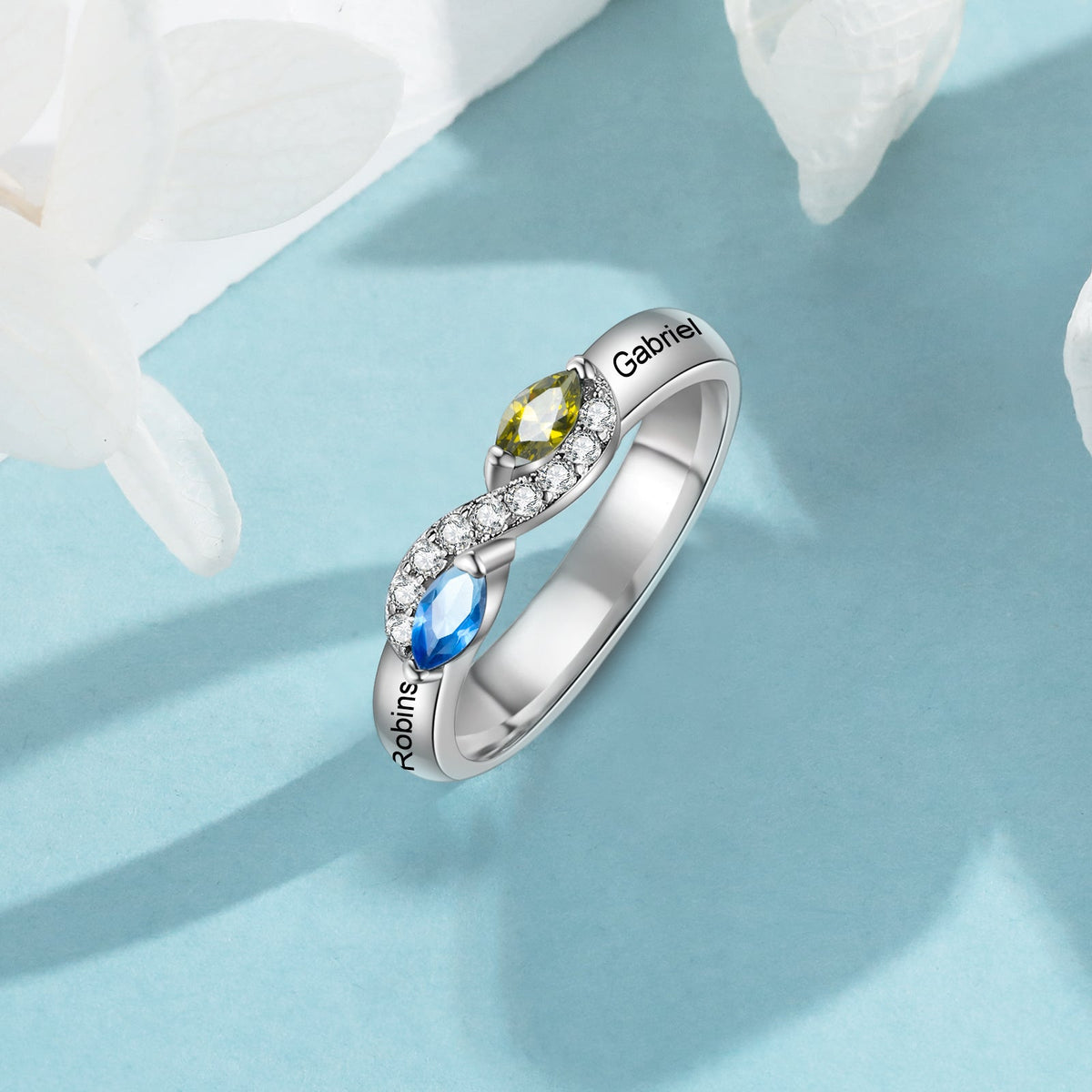 Custom Birthstone Ring