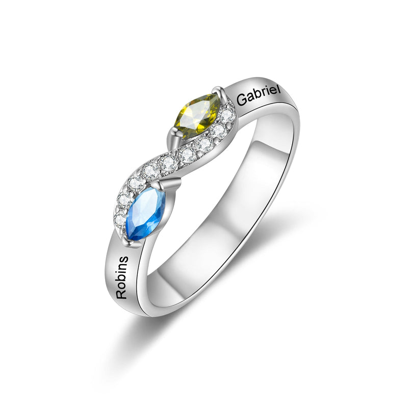 Custom Birthstone Ring