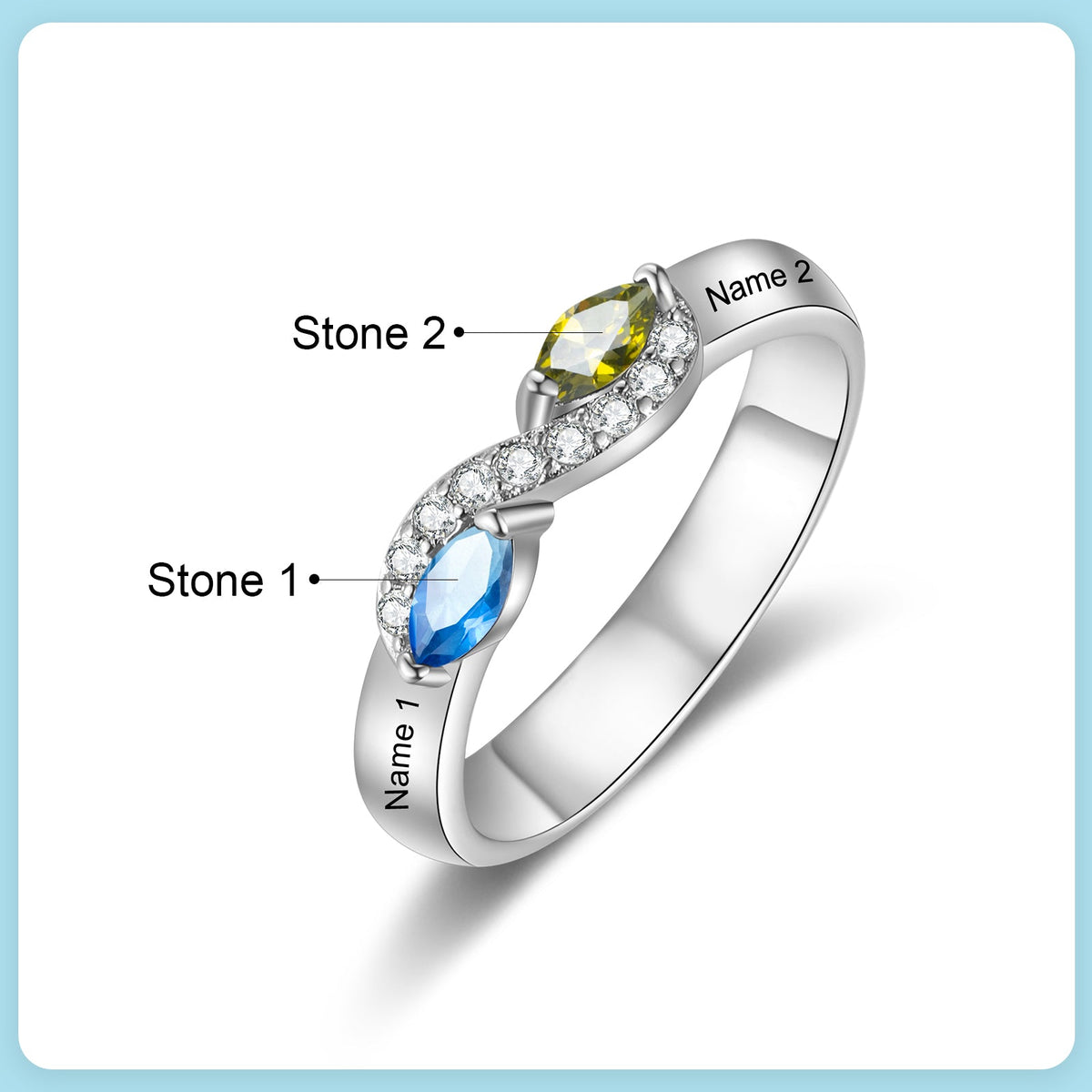 Custom Birthstone Ring