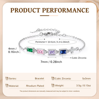 Custom Birthstone Bracelet