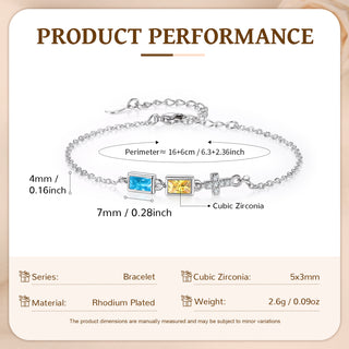 Custom Birthstone Bracelet