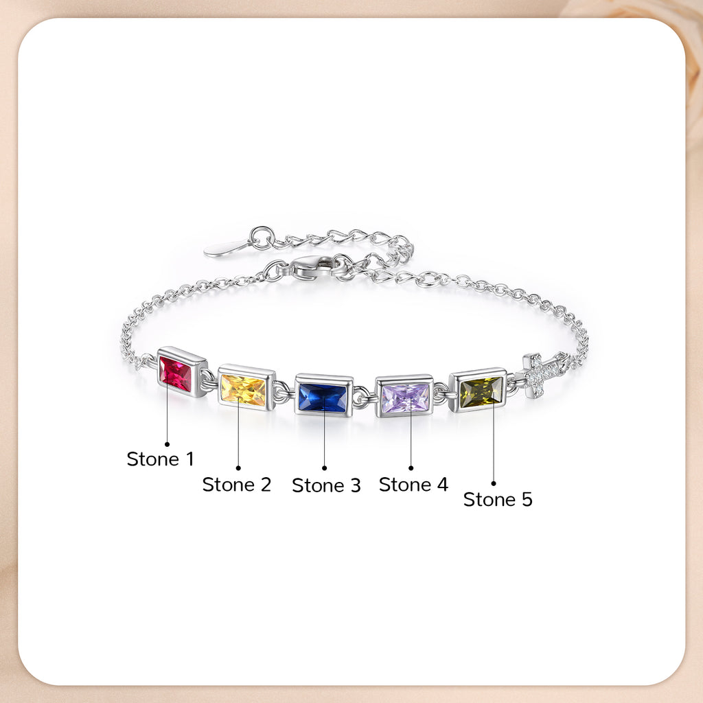 Custom Birthstone Bracelet