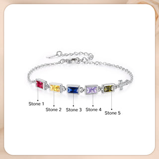 Custom Birthstone Bracelet