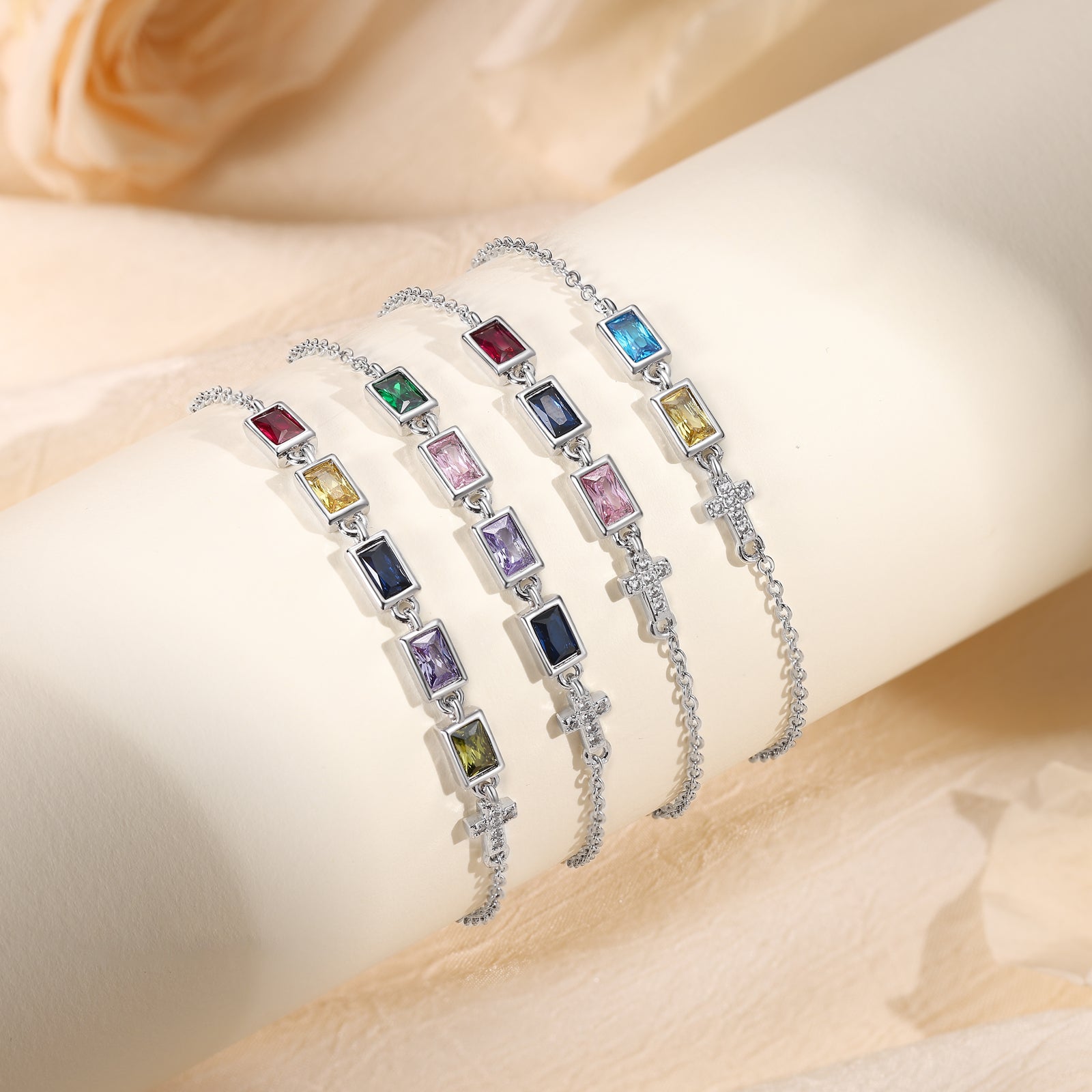 Custom Birthstone Bracelet