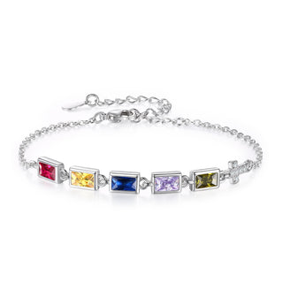 Custom Birthstone Bracelet