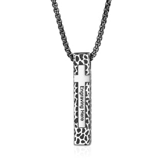 Men Vertical Bar Necklace