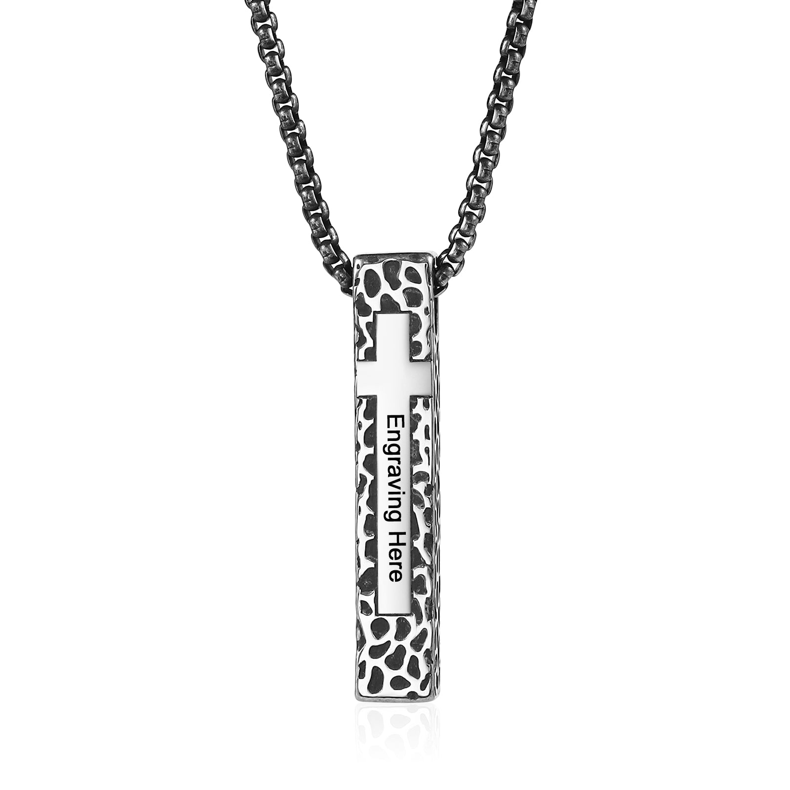 Men Vertical Bar Necklace