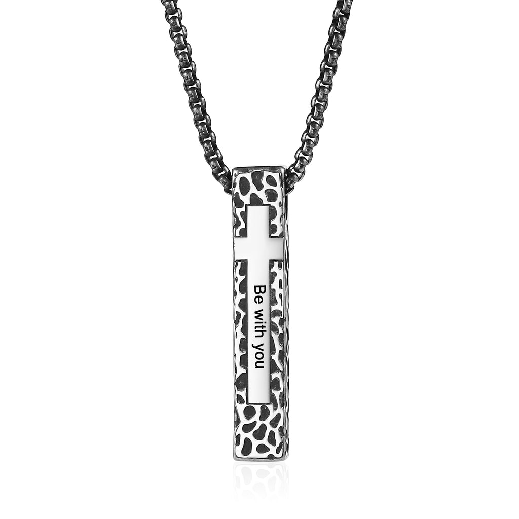 Men Vertical Bar Necklace