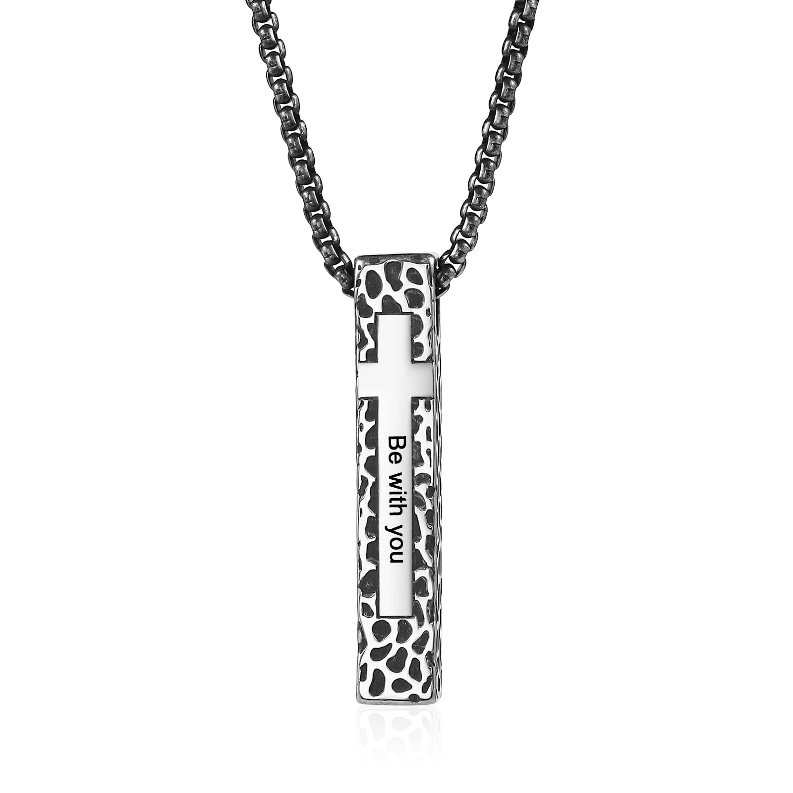 Men Vertical Bar Necklace