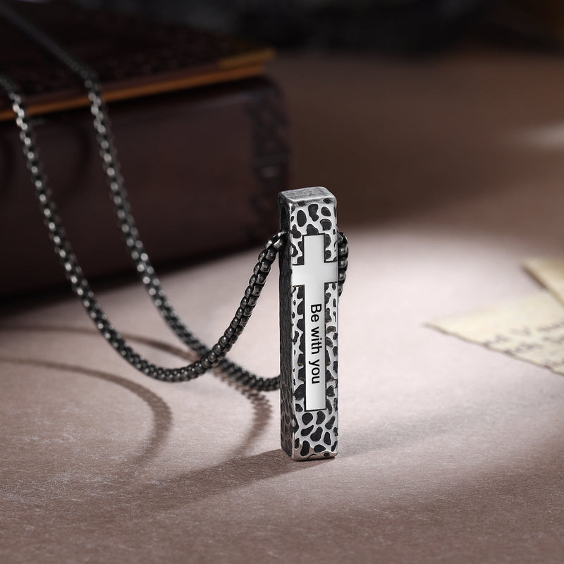 Men Vertical Bar Necklace