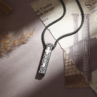 Men Vertical Bar Necklace
