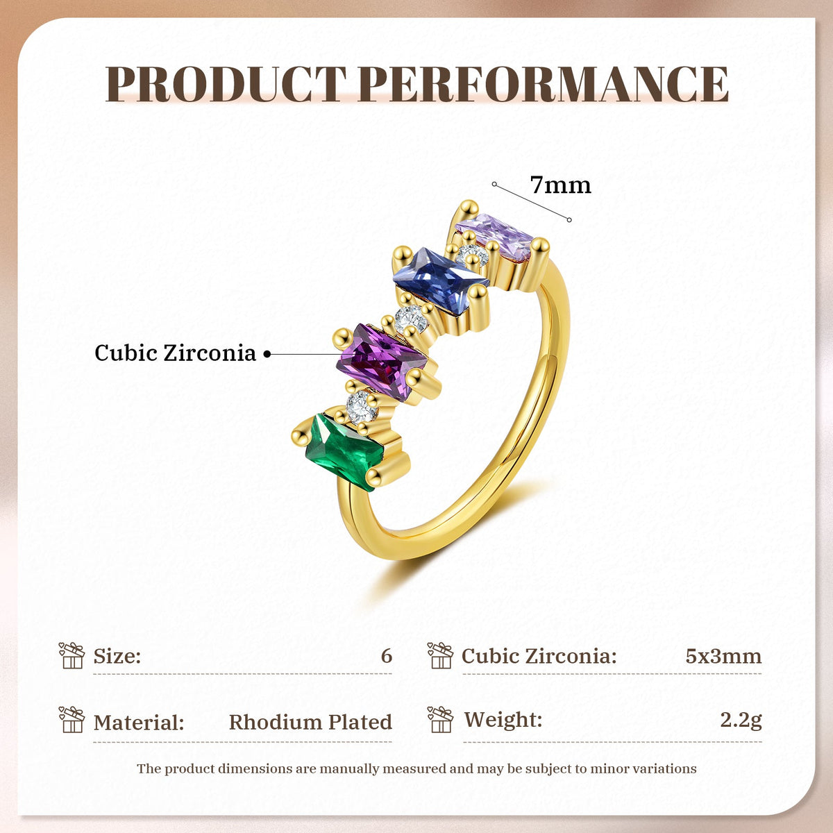 Custom Birthstone Ring