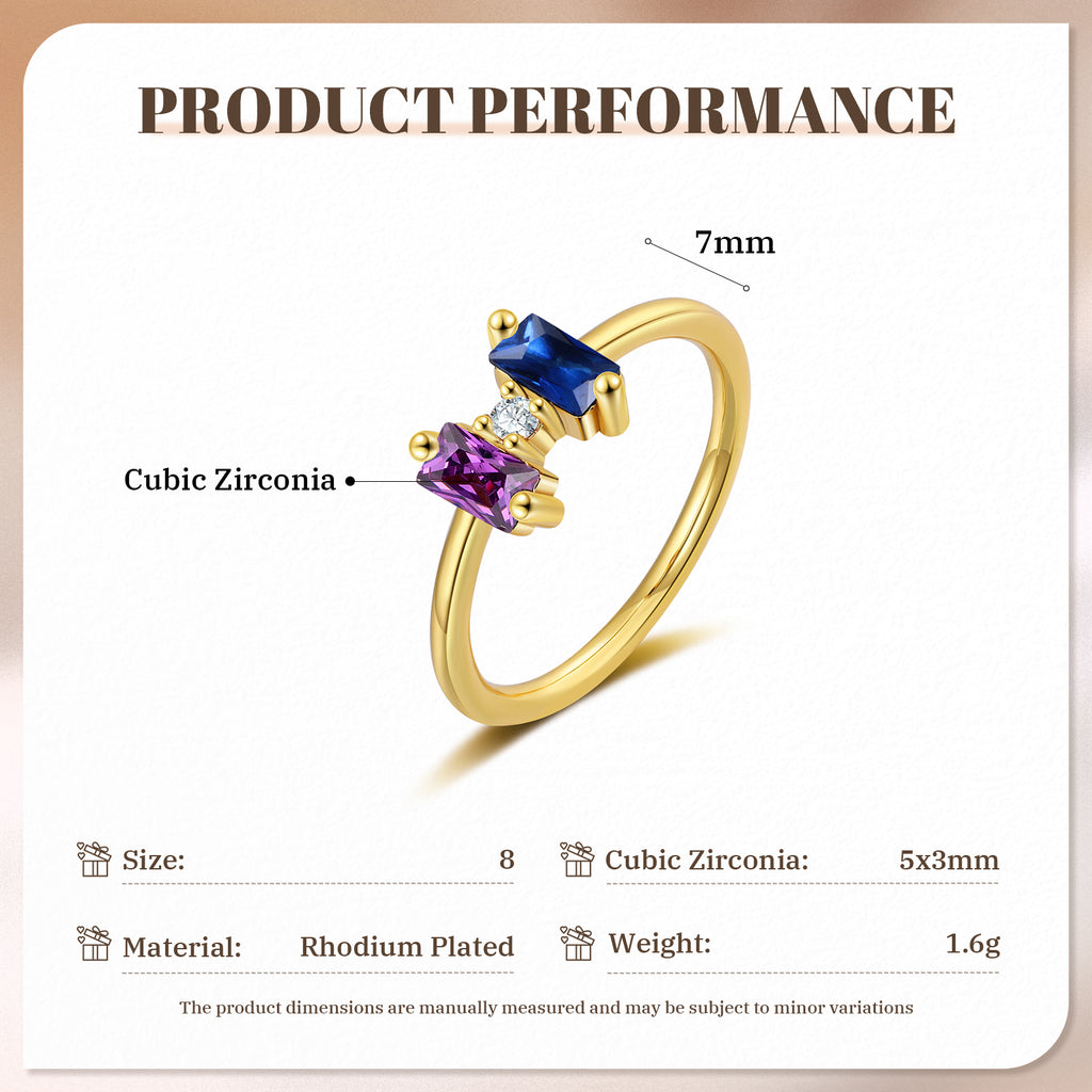 Custom Birthstone Ring