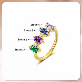 Custom Birthstone Ring