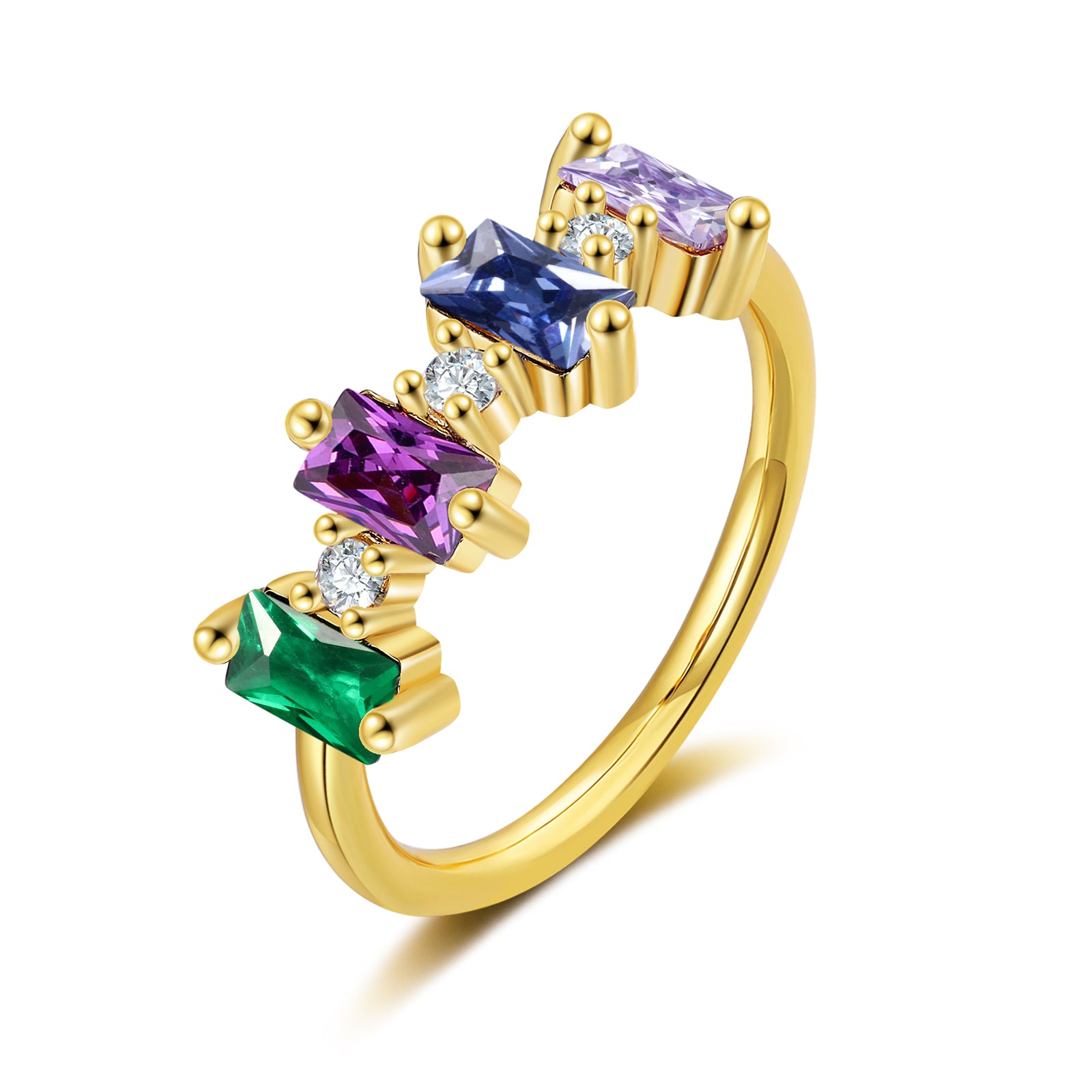 Custom Birthstone Ring