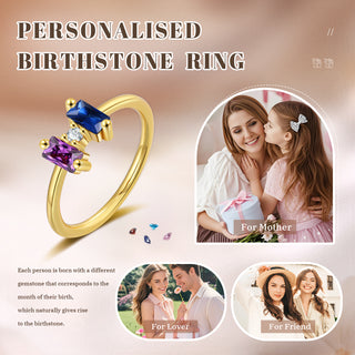 Custom Birthstone Ring