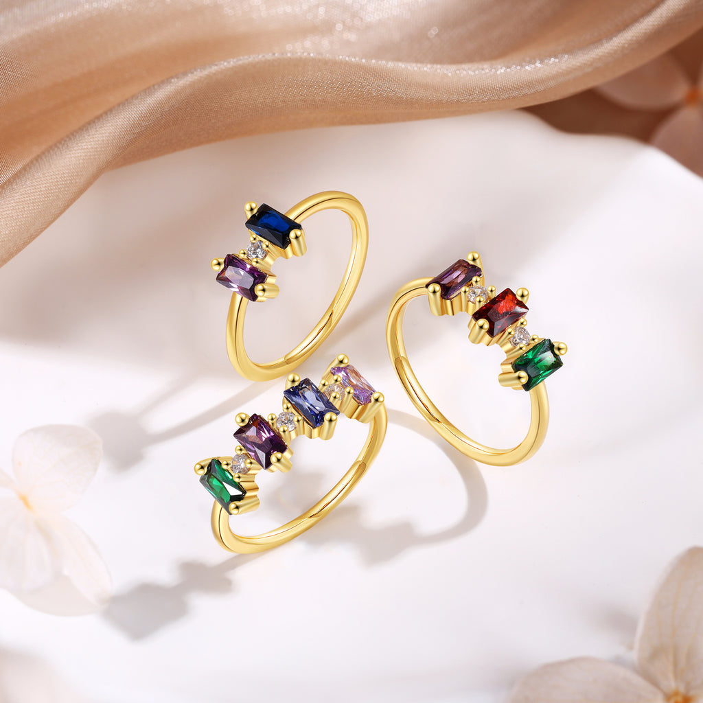 Custom Birthstone Ring