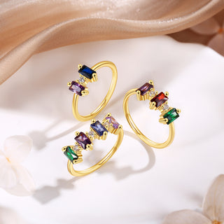 Custom Birthstone Ring