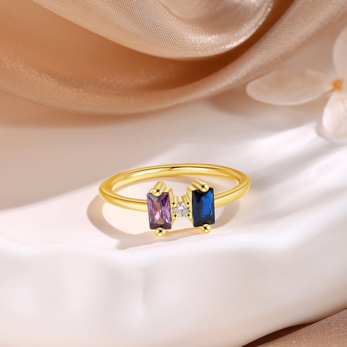 Custom Birthstone Ring
