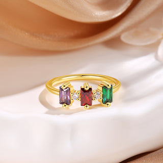 Custom Birthstone Ring