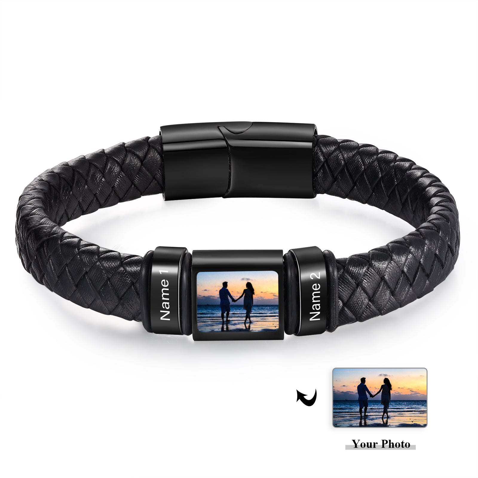 Custom Photo Men's Bracelet