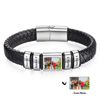 Custom Photo Men's Bracelet