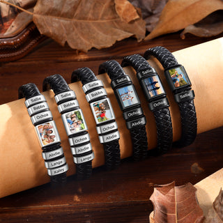 Custom Photo Men's Bracelet