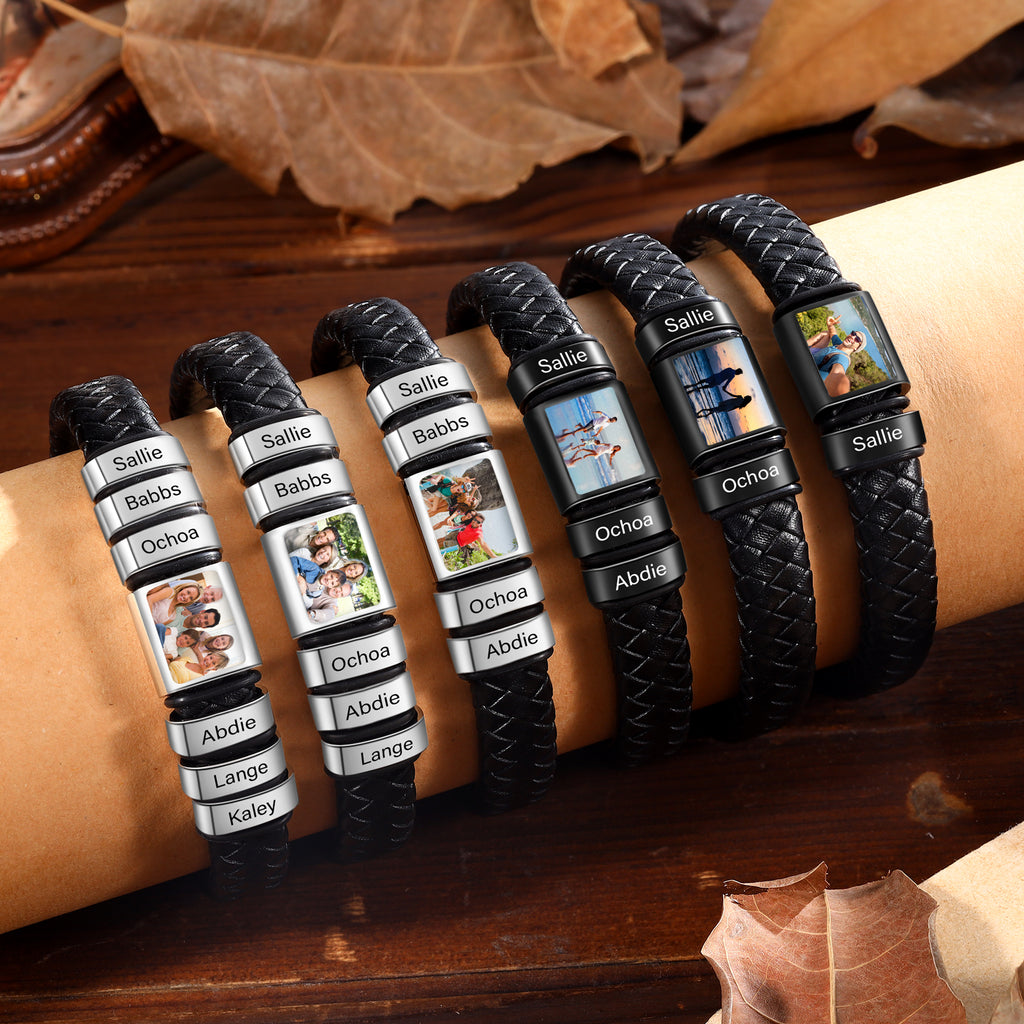 Custom Photo Men's Bracelet
