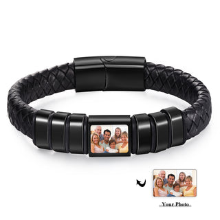 Custom Photo Men's Bracelet