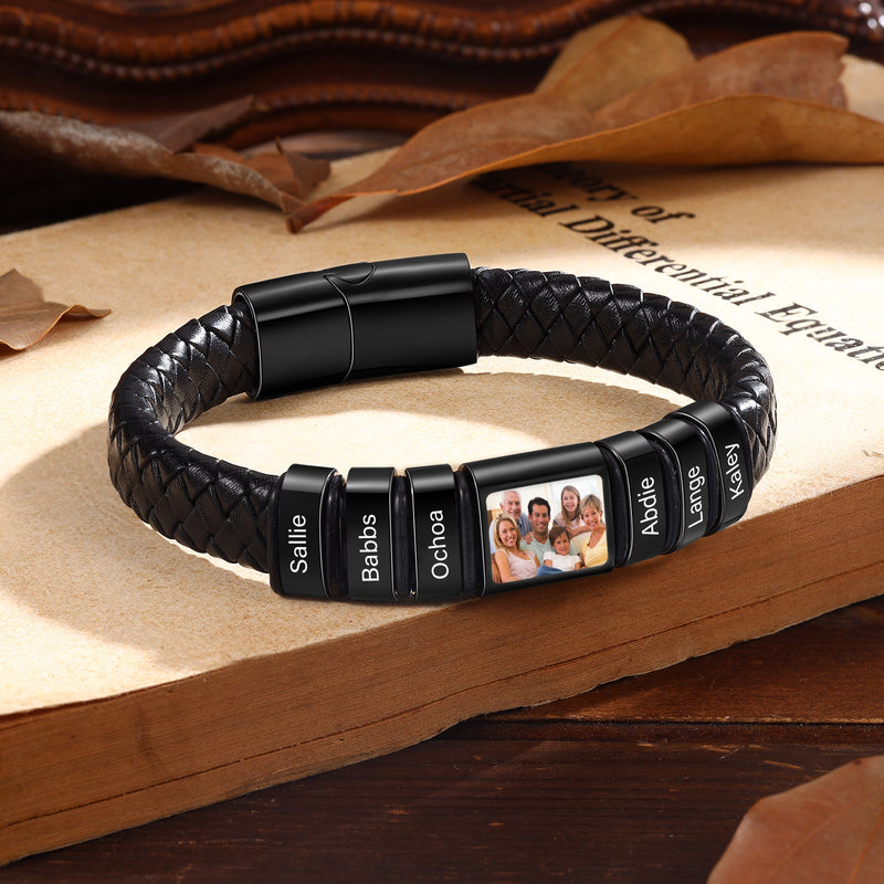 Custom Photo Men's Bracelet