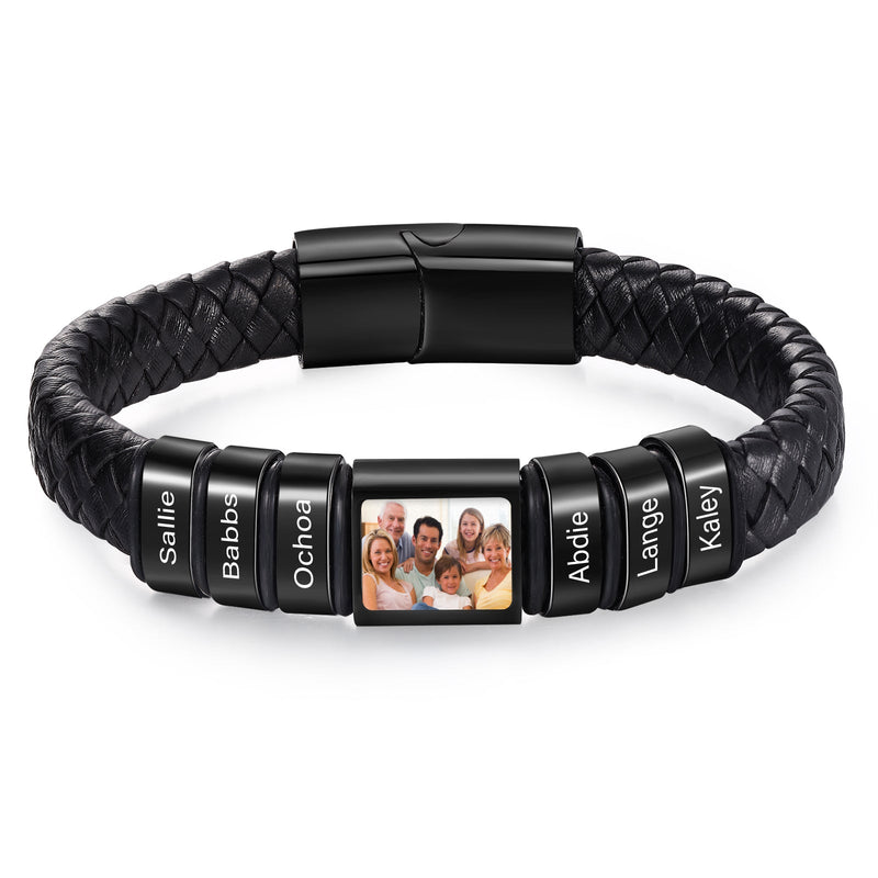 Custom Photo Men's Bracelet