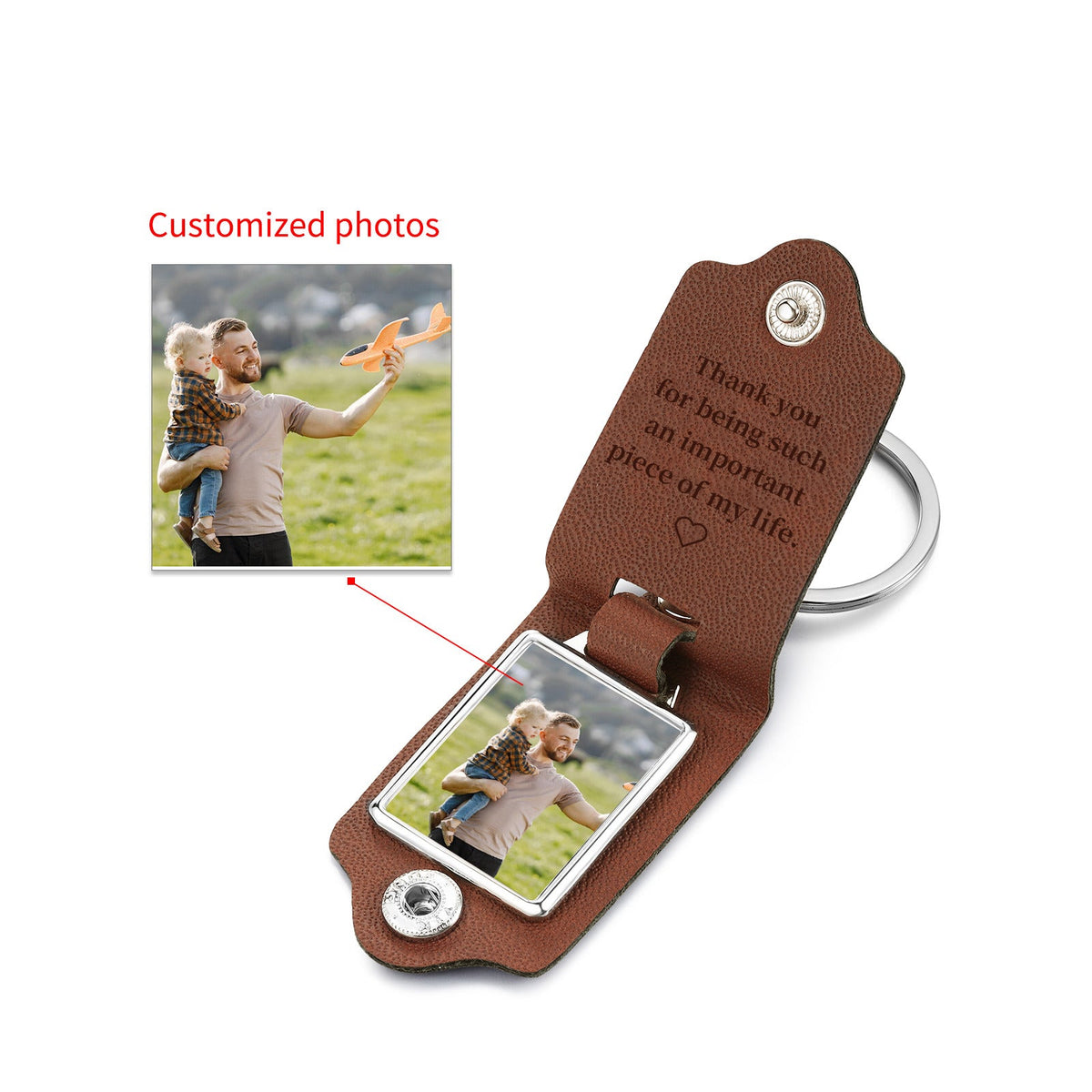 Custom Photo Keychain