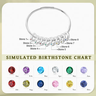 Engraved Stainless Steel Bangle Bracelet