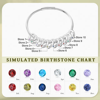 Engraved Stainless Steel Bangle Bracelet
