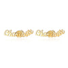 925 Sterling Silver Name Earrings