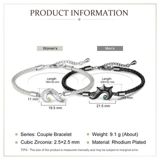 Personalized Hippocampus Couple Bracelet