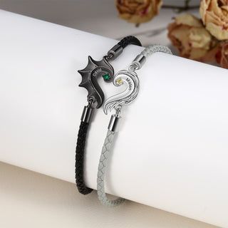 Personalized Hippocampus Couple Bracelet