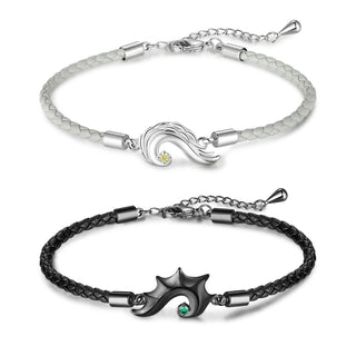 Personalized Hippocampus Couple Bracelet