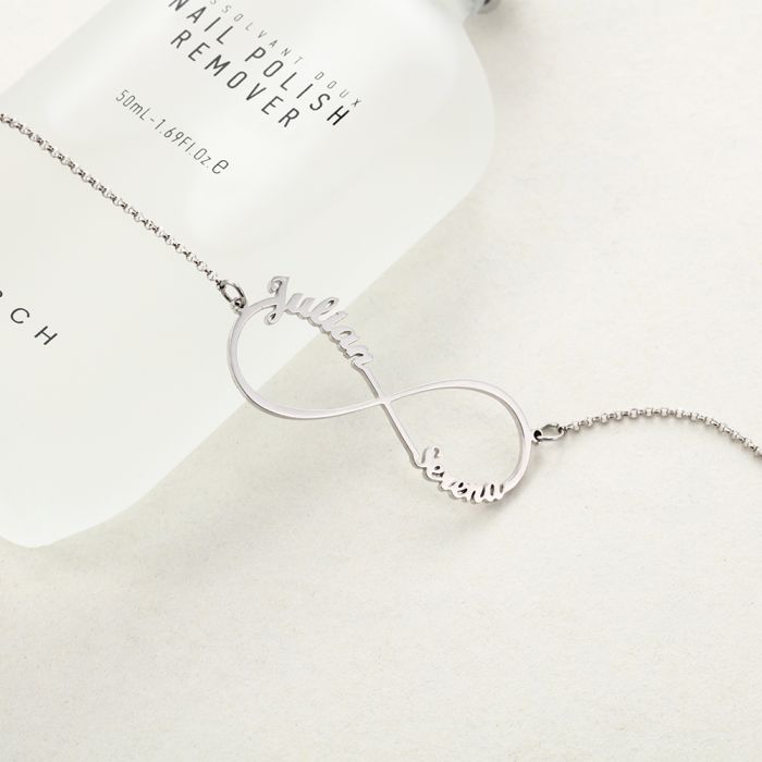 Personalized Custom Two Name Necklace