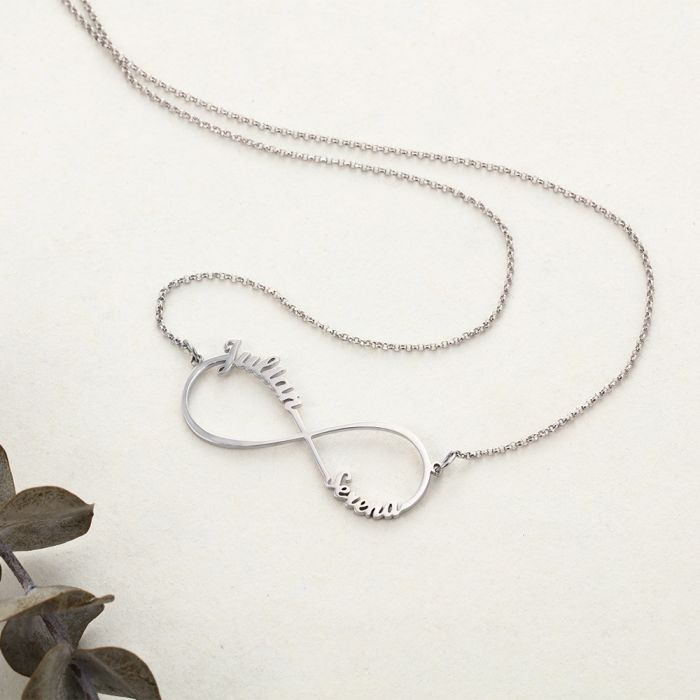 Personalized Custom Two Name Necklace