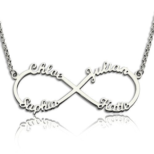 Infinity Pendant Name Necklace