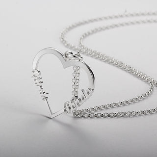 Custom Heart Shaped Name Necklace