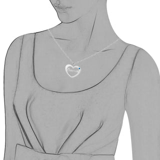 Custom Heart Name Necklace