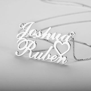 Personalized 925 Sterling Silver Name Necklace