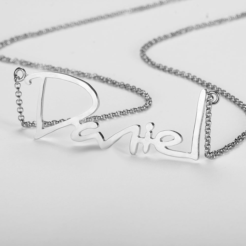 Personalized 925 Sterling Silver Handwritten Jewelry